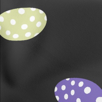 Colorful Polka Dot Eggs Lightweight Cotton Poplin