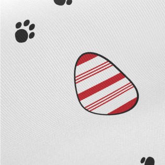 Footprints And Easter Eggs Midweight Cotton Poplin