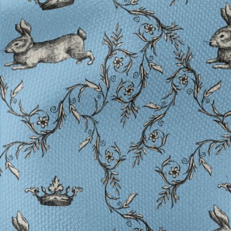 Victorian Bunny Waterproof Canvas