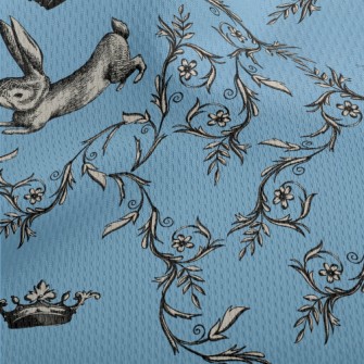 Victorian Bunny Athletic Mesh Flat Back