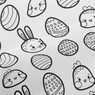 Black And White Hand Drawn Eas Performance Linen