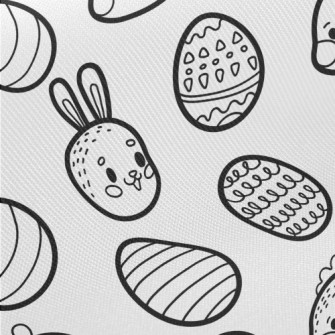 Black And White Hand Drawn Eas Twill