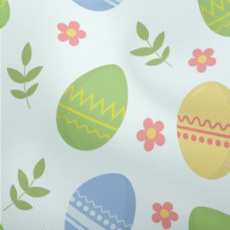 Cartoon Easter Eggs And Plants Dobby