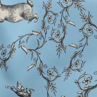 Victorian Bunny Stretch Ponte