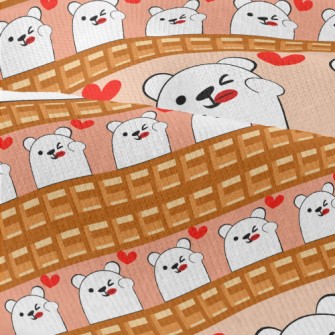 Naughty Expression White Bear Modern Jersey
