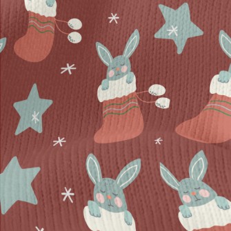 Christmas Stocking Sleeping Bu Stretch Jersey
