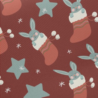 Christmas Stocking Sleeping Bu Midweight Cotton Poplin