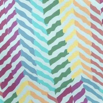 Zigzag Pattern With Lines Pongee