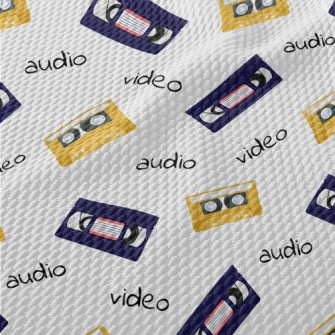 Videotapes And Audiotapes Birdseye Piqué