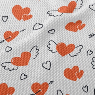 Flying Arrow Heart Birdseye Piqué