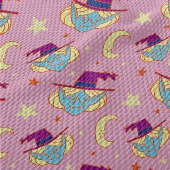 Crescent Moon Wicked Witch Birdseye Piqué