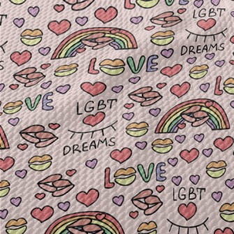 Rainbow Lips Dream Birdseye Piqué
