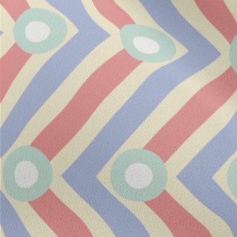 Vertical Dot Zigzag Pattern Chiffon