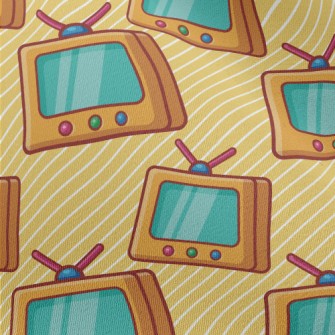 Cartoon 3D TV Chiffon