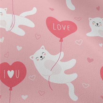 Kitten I Love You Balloon Chiffon