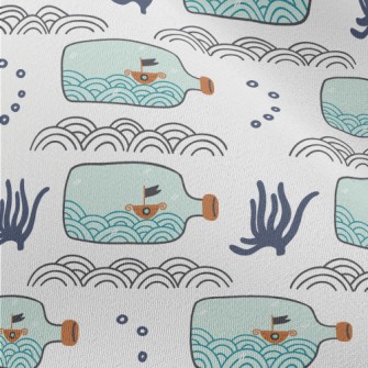 Ocean Ship In A Bottle Chiffon