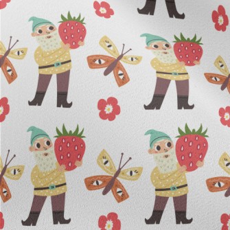 Old Man And Strawberries Chiffon