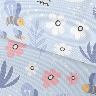 Garden Bees Flying Waterproof Oxford