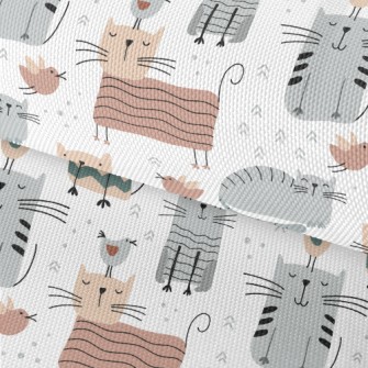 Smiling Cat Waterproof Oxford