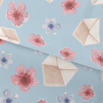 Watercolor Envelope Plum Bloss Waterproof Oxford