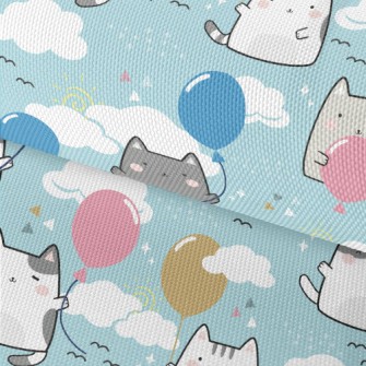 Blue Sky And White Clouds Kitt Waterproof Oxford