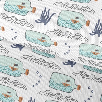 Ocean Ship In A Bottle Waterproof Oxford