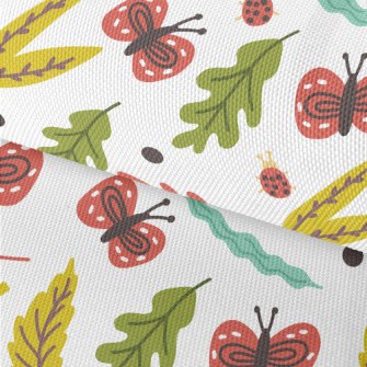 Butterfly Ladybug Leaf Waterproof Oxford