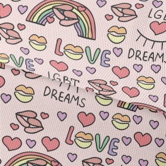 Rainbow Lips Dream Waterproof Oxford