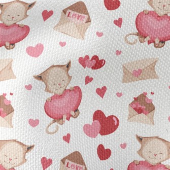 Love Envelope Cat Waterproof Canvas