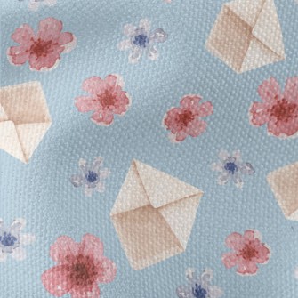 Watercolor Envelope Plum Bloss Waterproof Canvas