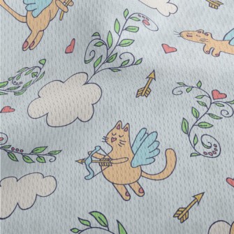 Cupid The Kitten Athletic Mesh Flat Back