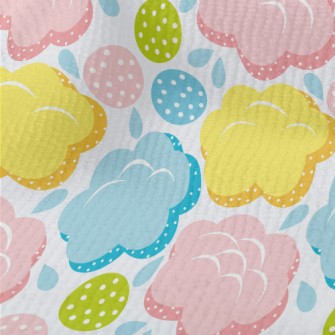 Macaroon Clouds Terry