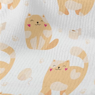 Heart Blush Kitten Terry