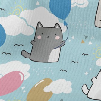 Blue Sky And White Clouds Kitt Terry