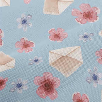 Watercolor Envelope Plum Bloss Performance Linen