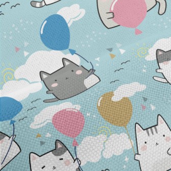 Blue Sky And White Clouds Kitt Performance Linen