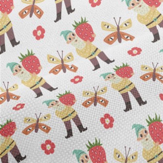 Old Man And Strawberries Performance Linen