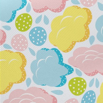 Macaroon Clouds Twill