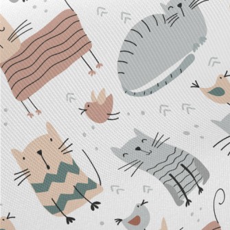 Smiling Cat Twill