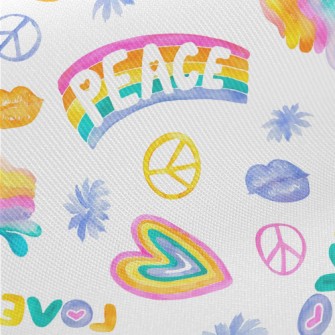 Watercolor Colorful Human Twill