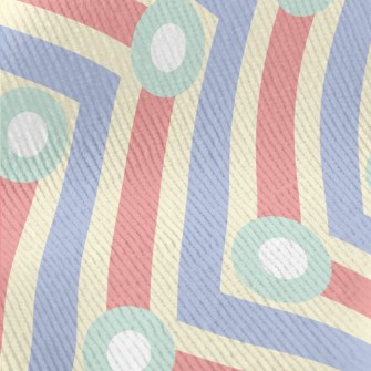 Vertical Dot Zigzag Pattern Standard Corduroy