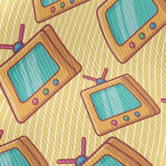 Cartoon 3D TV Standard Corduroy