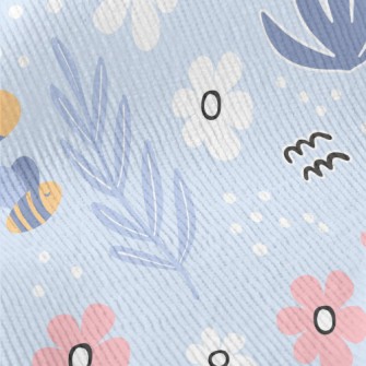 Garden Bees Flying Standard Corduroy