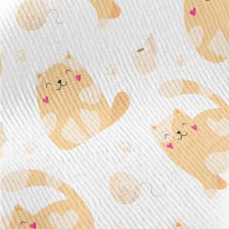 Heart Blush Kitten Standard Corduroy
