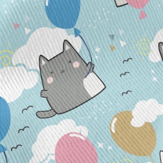 Blue Sky And White Clouds Kitt Standard Corduroy