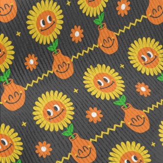 Big Eyes Sunflower Standard Corduroy