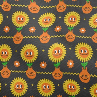 Big Eyes Sunflower Dobby