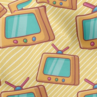 Cartoon 3D TV Micro Fleece