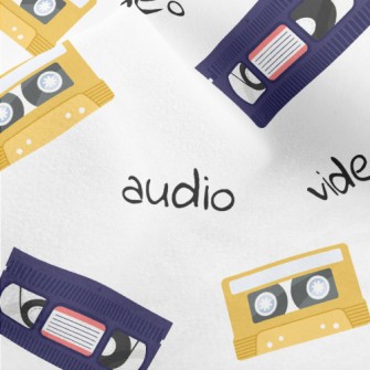 Videotapes And Audiotapes Micro Fleece