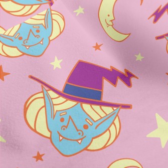 Crescent Moon Wicked Witch Micro Fleece